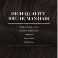 thumbnail image 4 of - Extensiones de cabello humano natural y real con clip para mujer, extensiones de cabello Remy, 12 pulgadas, 3 onzas, 4 of 5