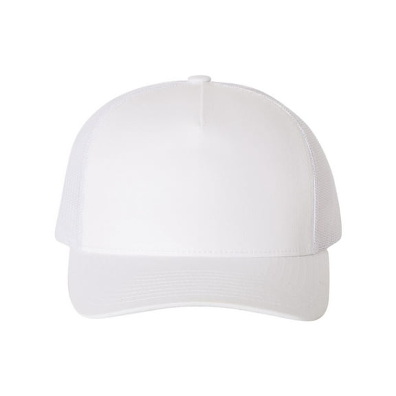 Retro Snapback Trucker Cap , 6506 , White , One Size