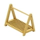 thumbnail image 5 of Estante de almacenamiento de madera para casa de muñecas a escala 1/12, modelo de muebles para casa de muñecas DIY Beige, 5 of 9