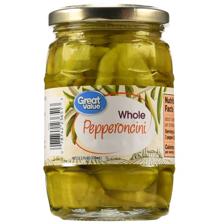 Great Value Whole Pepperoncini, 12 fl oz - Walmart.com