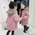 thumbnail image 5 of WQJNWEQ Children Christmas Gifts Girls's Winter Coat Waterproof Fleece Lined Thick Down Coats Puffy Cotton Jackets With Hood, 5 of 5