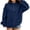 #A02-Navy, variant on Abcomgle Girls Half Zip Pullover 10-12 Oversized Long Sleeve Kids Jacket Cute Fashion Fleece Girls Sweatshirt with Pockets
