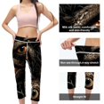 thumbnail image 3 of Eyeball Women Pants: High Waist Capris Not See-Through Printed Leggings,for Running, Fitness, Yoga, 3 of 6