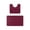 Red, variant on UALSRZL Bathroom Rugs Sets 2 Piece, Non-Slip Soft Bath Mat Set with U-Shaped Toilet Rug, Absorbent Bath Rugs for Bathroom, Drak Gray