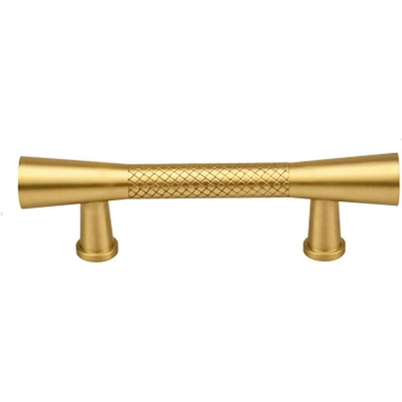 Gamvdout 1 Pieces Kitchen Cabinet Handle Brushed Brass Bathroom Drawer Pulls Gold Wardrobe Door Knobs Knobs for Chest of Drawers Golden Cabinet Pulls