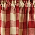thumbnail image 3 of Park Designs Garnet Red Buffalo Check Panels 63"L, 3 of 6