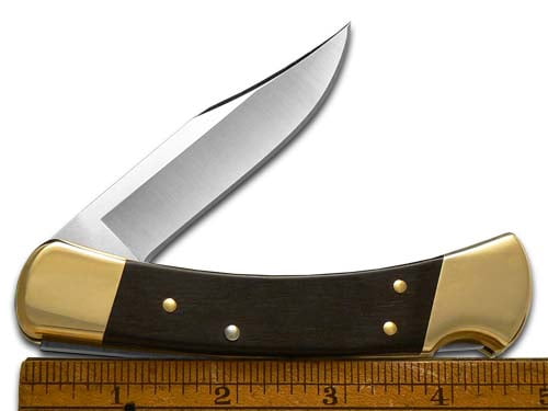 Buck 110 Wild Life Series Duck Folding Hunter Stainless Custom Pocket Knife WLS-DUCK WOOD