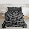 thumbnail image 2 of Feelyou Western Damask Teen Queen Comforter Set, Black Hippie Snake Bedding Set, 3pcs, 2 of 8
