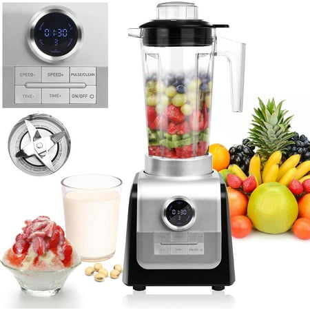 Professional Countertop Blender with 2L Capacity, 8 Stainless Steel Blades, 9 Variable Speeds, and 6 Preset Programs –1300W Ideal for Smoothies, Ice Crushing, Frozen Fruits, and More
