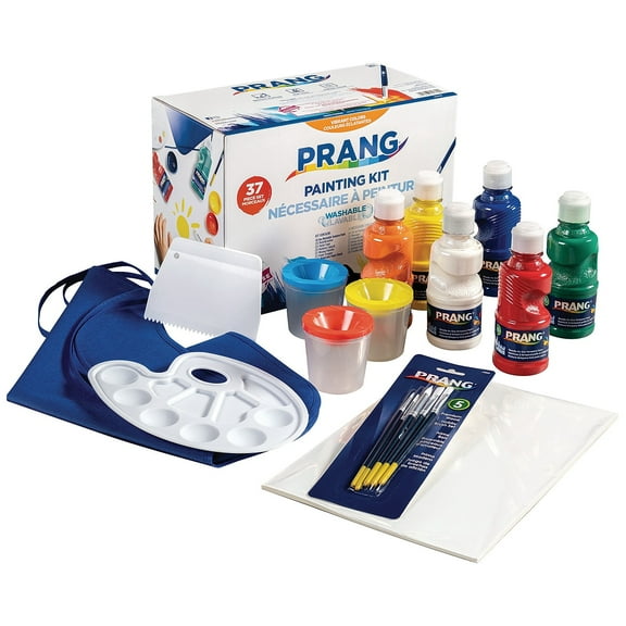 Prang Washable Tempera Paint Kit, Kit Of 37 Pieces