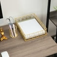 thumbnail image 6 of Mind Reader Document Organizer, Desktop Organizer, File Storage, Modern, Office, Metal, Gold, 6 of 7