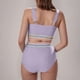 thumbnail image 5 of Conjunto de Bikini de Cintura Alta para Mujeres Control Del Estómago de Cintura Alta de Dos Piezas Nudo Cortado Traje de Baño Nylon Spandex, Conjunto de Bikini Sexy para la Playa, 5 of 8