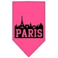 thumbnail image 3 of Pet and Dog Bandana Screen Printed, "Paris Skyline", 3 of 10