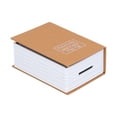 thumbnail image 4 of Safe Lock Box, Reasonable Design Money Box Durable Easy To Lock And Open Durable Simulation Book Shape  For  For Storing Money Yellow, 4 of 8