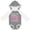 Granite & White w Ears, variant on Inktastic In October We Wear Pink Halloween Breast Cancer Awareness Boys or Girls Long Sleeve Baby Bodysuit