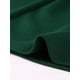 thumbnail image 5 of Vestido Recto De Trabajo De Oficina Con Mangas Casquillo Para Mujer Verde L, 5 of 6