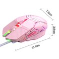 thumbnail image 2 of TNOBHG 6-button Gaming Mouse Usb Wired Mouse Seven-color Backlight Gaming Mouse 3200dpi Adjustable 6 Ergonomics Plug Play Laptop Mice Computer Accessories, 2 of 8