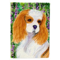 Cavalier Spaniel Flag Canvas House Size