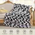 thumbnail image 4 of Amélie Handmade Chunky Knit Chenille Throw Blanket Soft Cozy Blanket for Couch, Sofa Bed, 4 of 6