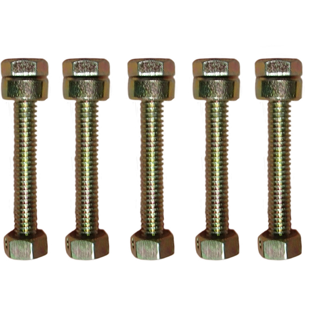 Shear Bolt Kit Five Shear Pins W Nuts And Spacers That Fit 1501216MA Shear Bolt Kit Five Shear Pins W Nuts And Spacers That Fit 1501216MA
