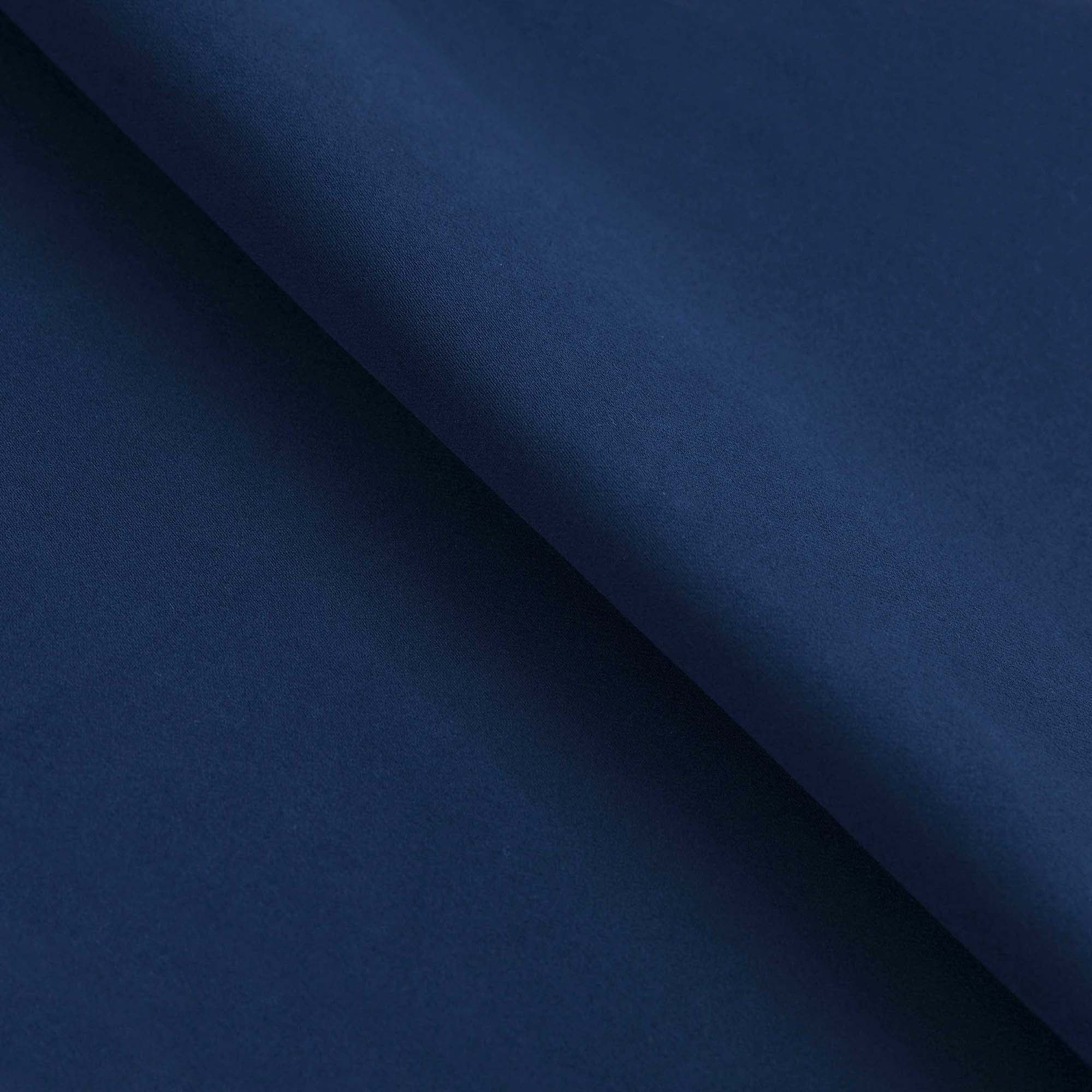 Superior Blackout Solid Light Filtering Grommet Curtain Panel Set, 42" x 84", Navy Blue