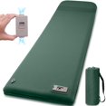 thumbnail image 1 of Colchoneta autoinflable con bomba eléctrica, colchonetas de espuma viscoelástica ultragruesas de 3,14 pulgadas para acampar, fácil de inflar y desinflar, colchón aislado de valor R de 9,5 con almohada, 1 of 5