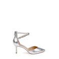 thumbnail image 2 of Jewel Badgley Mischka Emmie Crystal Embellished Ankle Strap Pumps, 2 of 7