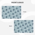 thumbnail image 4 of Rocae Cute Hippopotamus Printed Heat Resistant Place Mats,Classic Hemstitch Cloth Fabric Placemats Imitation Linen Place Mat Table Mats 18x12 inch, 4 of 9
