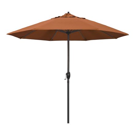 9 ft. Casa Series Patio Bronze Auto Tilt Crank Lift - Sunbrella 2A Tuscan Fabric