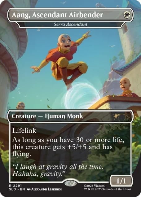 Magic the Gathering Secret Lair x Avatar: The Last Airbender - A Lot to Learn (Rainbow Foil Edition)
