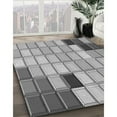 thumbnail image 3 of Ahgly Company Machine Washable Indoor Rectangle Transitional Silver Gray Area Rugs, 2' x 5', 3 of 7