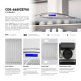 thumbnail image 3 of 30 in. Lumin Collection Ducted Island Range Hood in Stainless Steel, 3 of 10