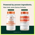 thumbnail image 3 of The Genius Brand Brain Booster Supplement with Ashwagandha Nootropic Memory, Focus & Energy Support, Genius Mindfulness by the Genius Brand - 30 Veggie Pills, 3 of 8