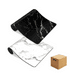 thumbnail image 1 of 2pz Tapete Bar, Escurridor Platos, Tapete Cocina Escurridores Belug Blanco y Negro, 1 of 5