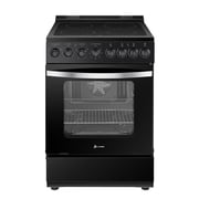 Lanbo 24 in 2.9 CU ft Freestanding Electric Range with Rotisserie and True Convection Oven and Timer