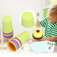 thumbnail image 4 of Cup Toy, Interactive Improve Logical Thinking Ability Safe Baby Stacking Cups Toys Cultivate Observation  For Home Single Player,Double Player, 4 of 8