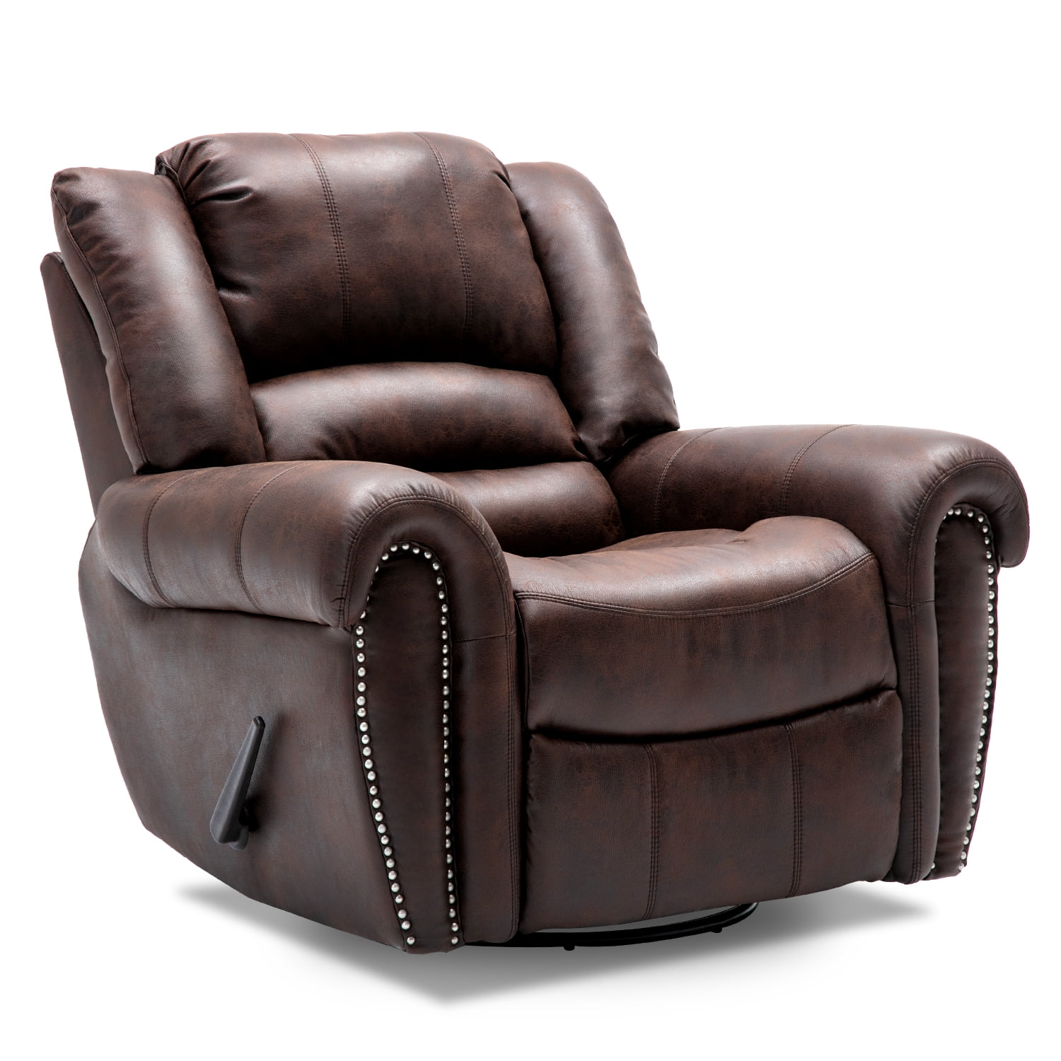 Adjustable Manual Recliner Chair - High-quality Suede Fabric Recliner