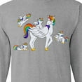 thumbnail image 4 of Inktastic Cute Unicorn Family Long Sleeve T-Shirt, 4 of 5