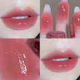 thumbnail image 2 of Brillo de labios de agua de espejo transparente rosa, esmalte de labios líquido brillante impermeable, tinte de labios rojo, maquillaje coreano Fivean unisex, 2 of 2