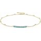thumbnail image 1 of 18k Gold Satellite Beaded Curb Ball Chain Choker Turquoise Garnet Beads Bar Necklace Handmade Pendant Jewelry Adjustable For Women 16+ 2, 1 of 4