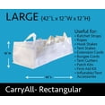 thumbnail image 4 of CarryAll Reusable Large Tote Bag, Rectangle Heavy Duty Collapsible Storage, 4 of 5