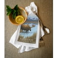 thumbnail image 2 of Kootenay National Park, Canada, Moose in Lake (100% Cotton Tea Towel, Decorative Hand Towel, Kitchen and Home), 2 of 3