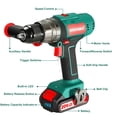 thumbnail image 2 of Cordless 1/2 in. Keyless Chuck Hammer Drill/Driver with 2 Pcs Battery, 2 of 5