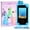 Blue, variant on Girl Gifts Age 6 7 8 9 Kid Smart Phones: Presents for 6-10 Year Old Girls Kids Learning Phone Birthday Gift for 7 8 9 10 Year Old Girls Toy Reminder Game Phone for Kids Age 10 - 12 Girl Pink Phone