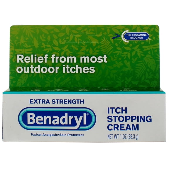 Benadryl Extra Strength Itch Stopping Cream, 1 oz