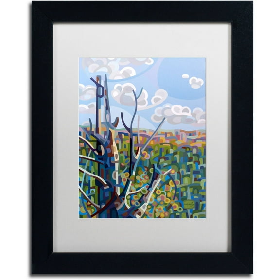 Trademark Fine Art "Hockley Valley" Canvas Art by Mandy Budan, White Matte, Black Frame