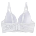 thumbnail image 3 of Ohufall Women's Plus Size Lace Bra Underwire Lifting Lightweight Bra Solid Color Push Up Underwear, 3 of 8