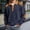 Navy, variant on XUANTAOO Men Polo Shirts Long Sleeve Button Down Waffle Shirts Loose Fit Green Men Dress Shirt