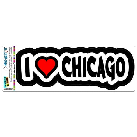 

I Love Heart Chicago MAG-NEATO S(TM) Car/Refrigerator Magnet