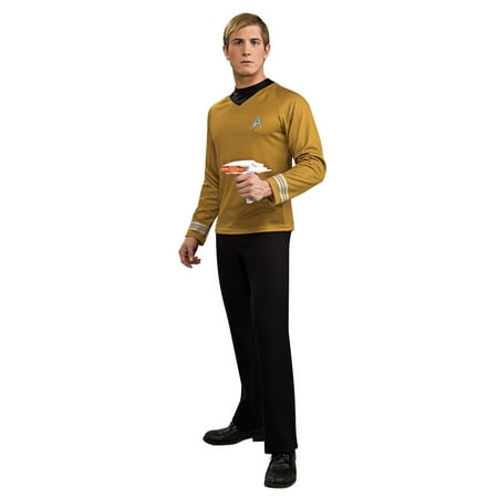 Star Trek Mens Movie Gold Shirt Adult Halloween Costume
